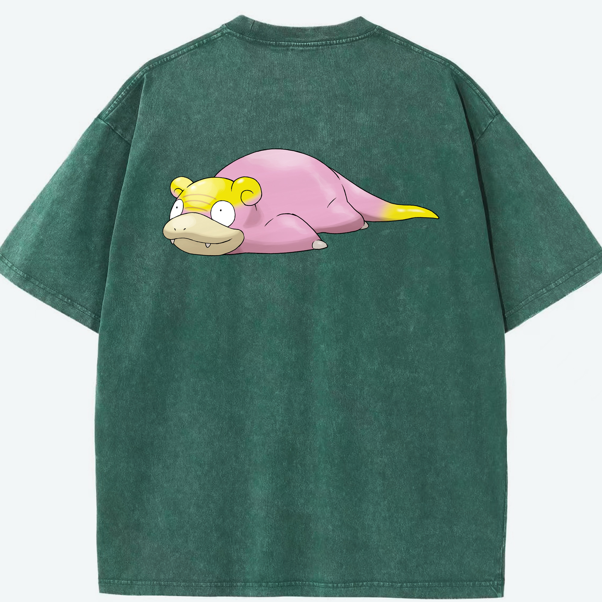 （画像用） ポケットモンスター Pokémon 綿100% ヴィンテージ風 半袖Tシャツ（背面プリント）